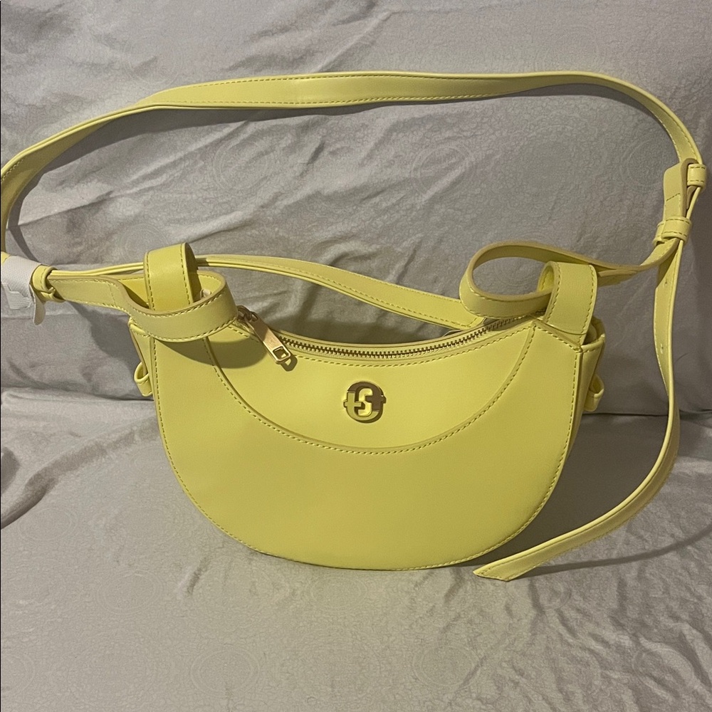 Time and Tru Yellow Leather Women's Bag New With Tags